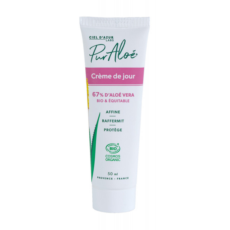 Crème De Jour Aloe Vera Bio Cien - Pour Tous Types De Peau, Neuf Sous Emballage