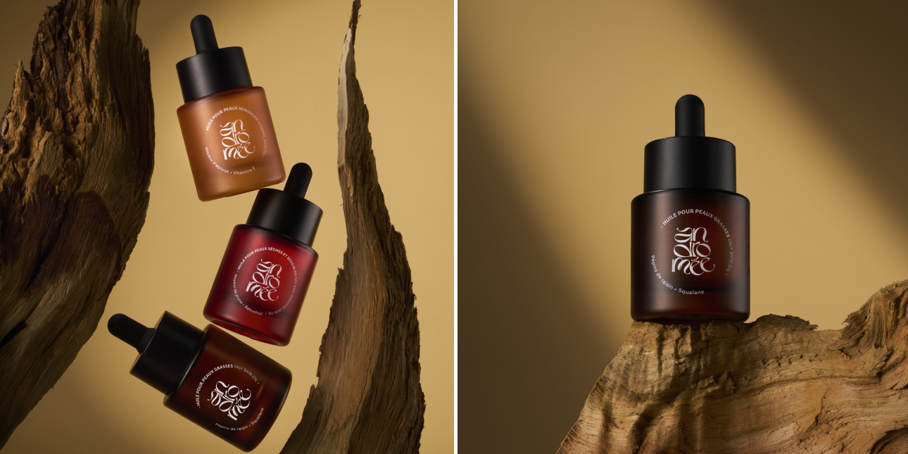 Huile Peaux Grasses - Pépins de Raisin & Squalane - Andromée