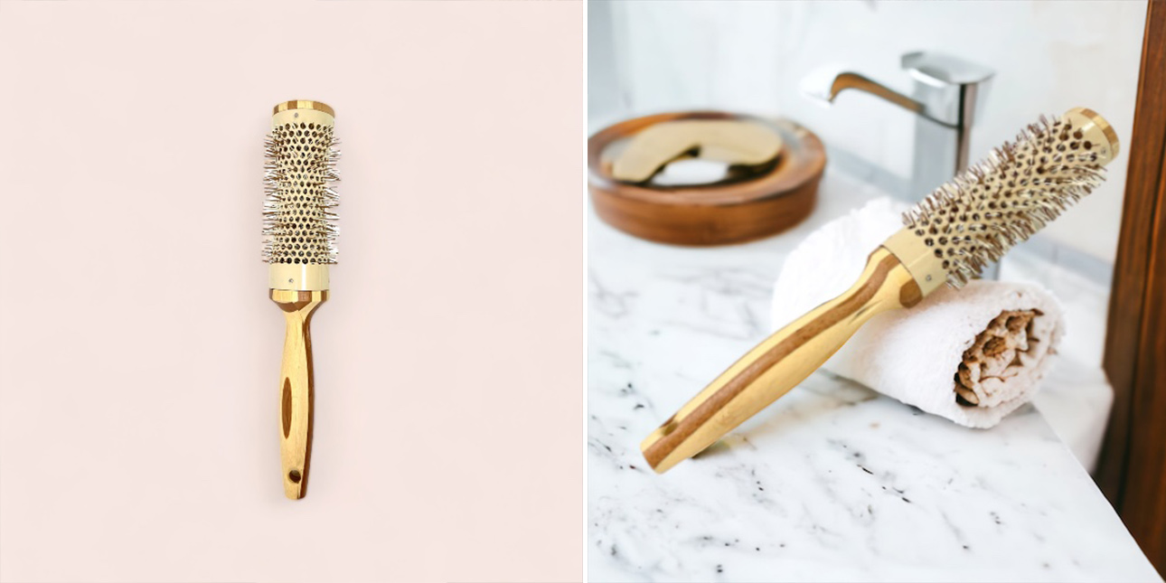 Brosse à Cheveux Ronde en Bambou - Cap Bambou