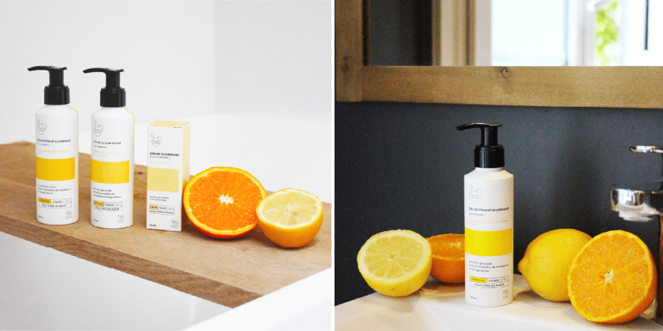 Gel Nettoyant Illuminant - Vitamines C - Clémence & Vivien