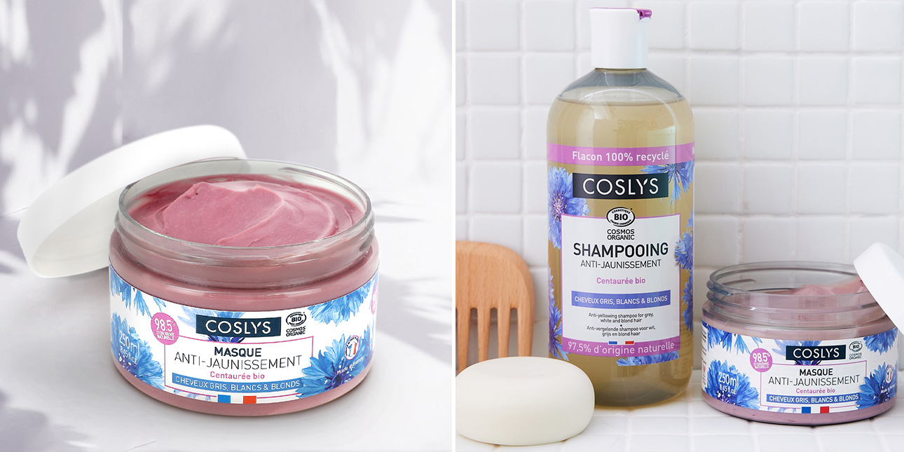 Masque Anti-Jaunissement - Cheveux Gris & Blancs - Coslys