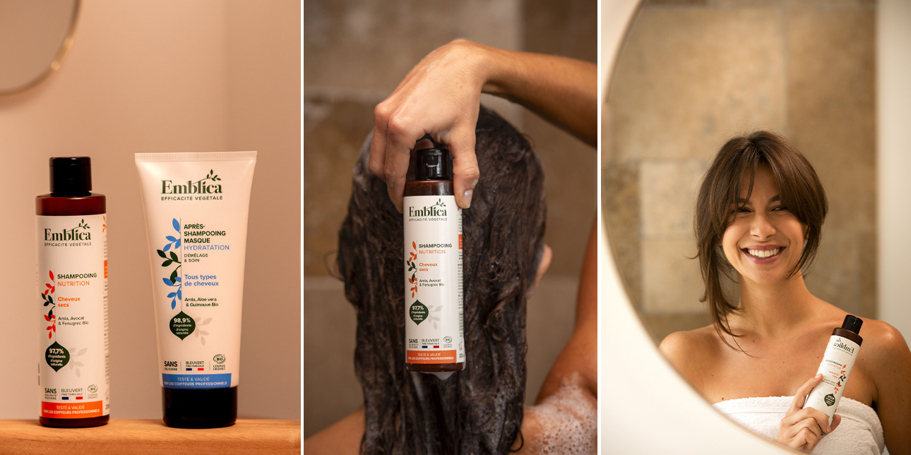 Shampoing Nutrition - Cheveux Secs - Emblica