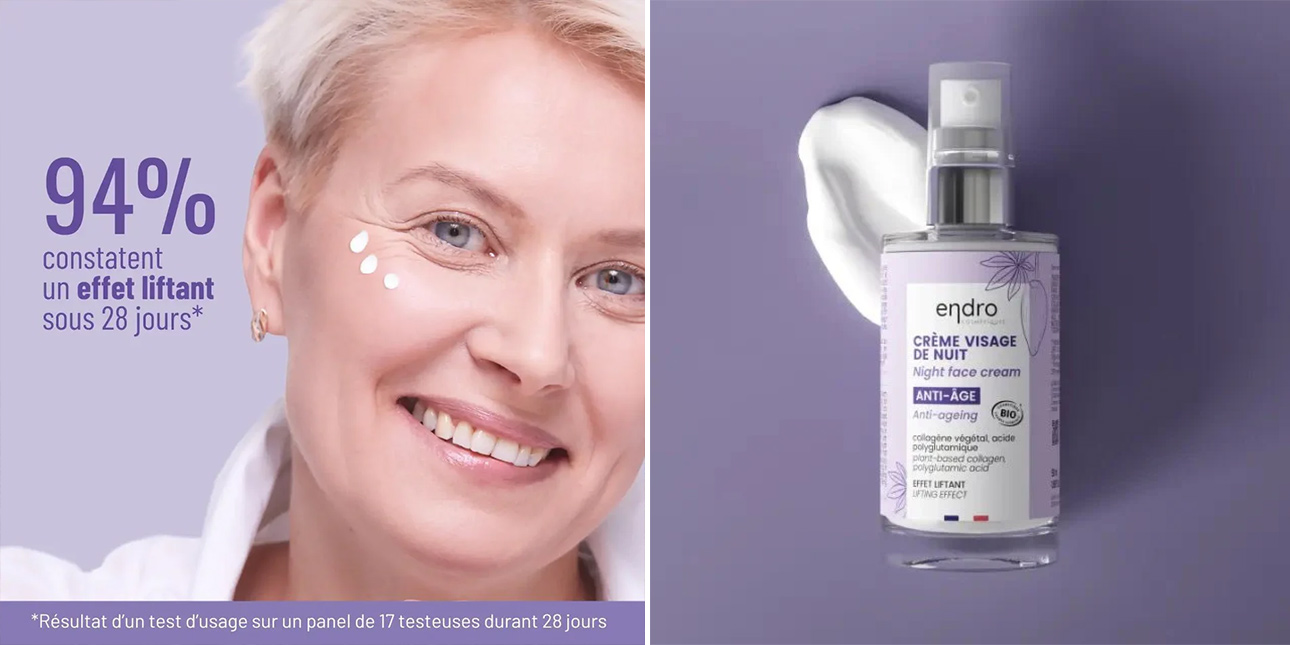 Crème Visage de Nuit - Anti-âge - Endro