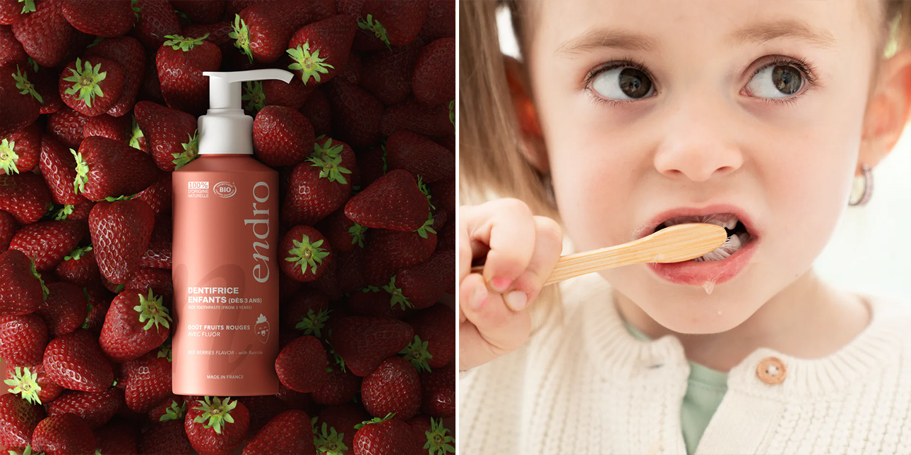 Dentifrice Enfants au Fluor - Fruits Rouges - Endro