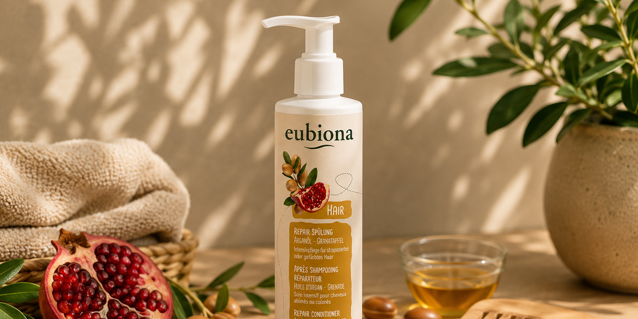 Après-Shampoing Réparateur - Huile d'Argan & Grenade - Eubiona