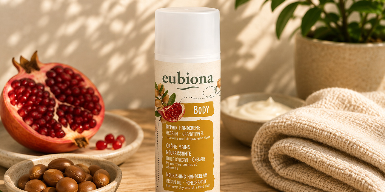 Crème Mains Nourrissante - Huile d'Argan & Grenade - Eubiona