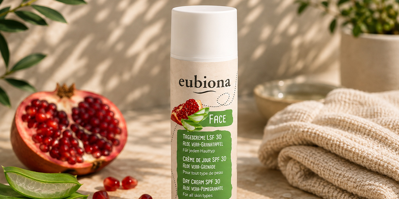 Crème de Jour SPF30 - Aloe Vera & Grenade - Eubiona