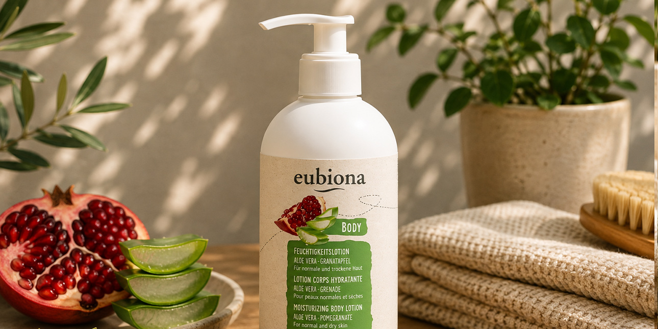 Lotion Corps Hydratante - Aloe Vera & Grenade - Eubiona
