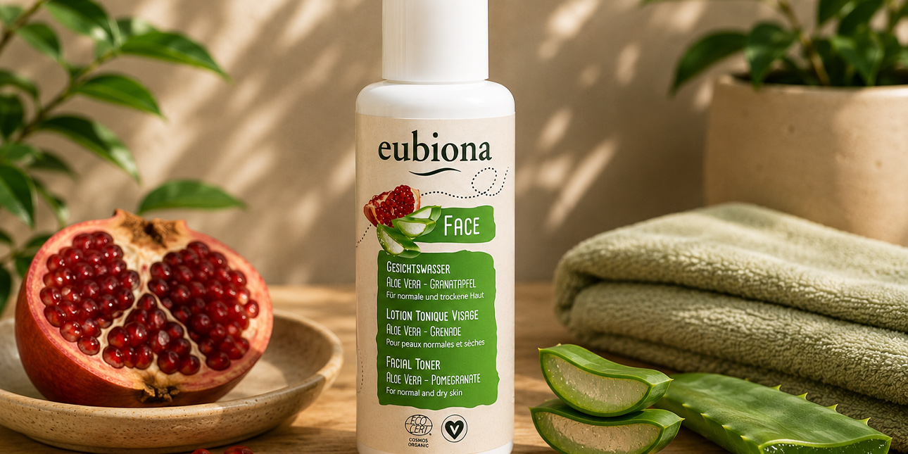 Lotion Tonique Visage - Aloe Vera & Grenade - Eubiona