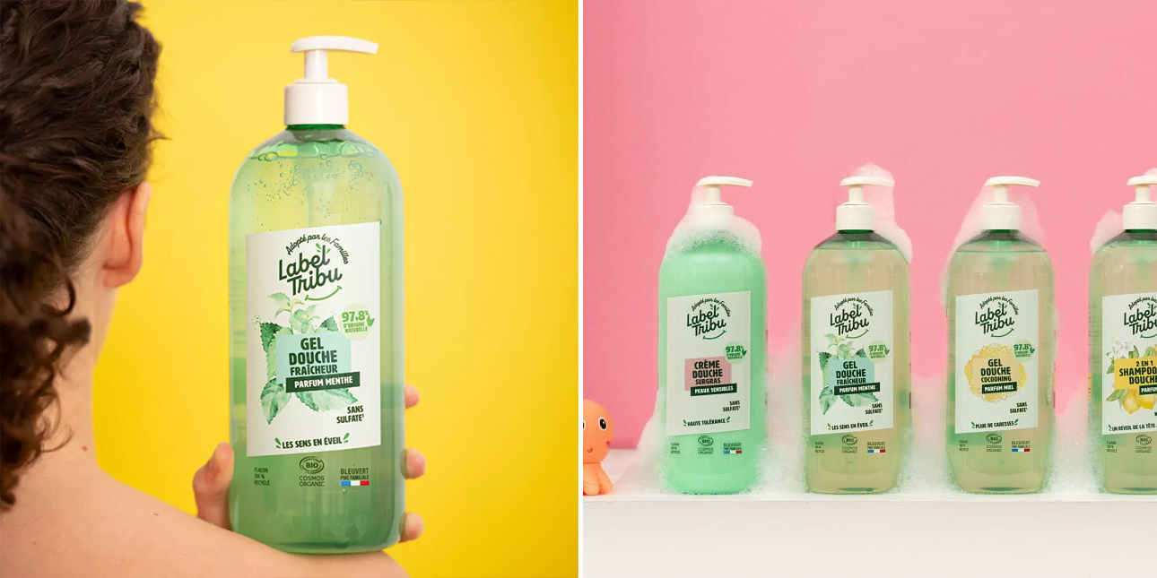 Gel Douche Fraîcheur - Menthe - Label Tribu