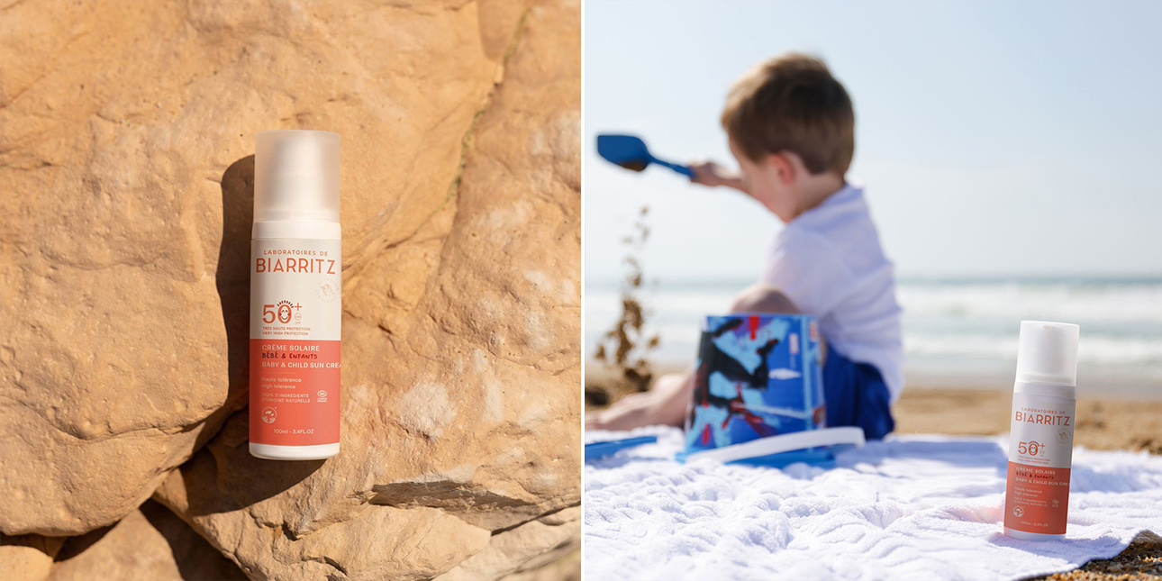 Crème Solaire Bébé & Enfant SPF50+ - Laboratoires de Biarritz
