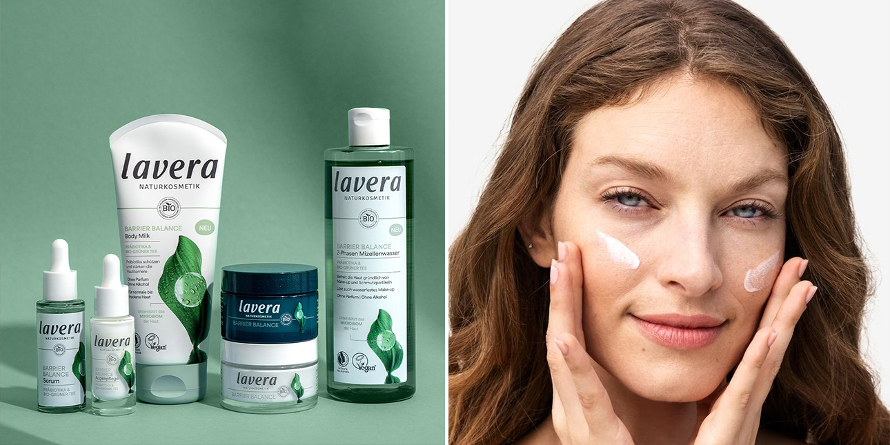 Eau Micellaire Biphasé - Prébiotiques & Thé Vert - Lavera