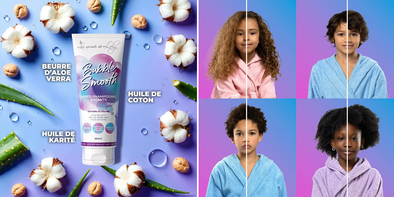 Après-shampooing Enfant -  Bubble Smooth - Les Secrets de Loly