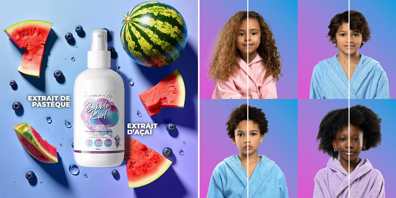 Spray Démêlant Enfants - Bubble Kurl - Les Secrets de Loly