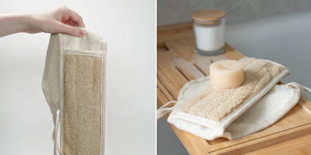 Ceinture de Massage en Luffa et Coton - Niyok