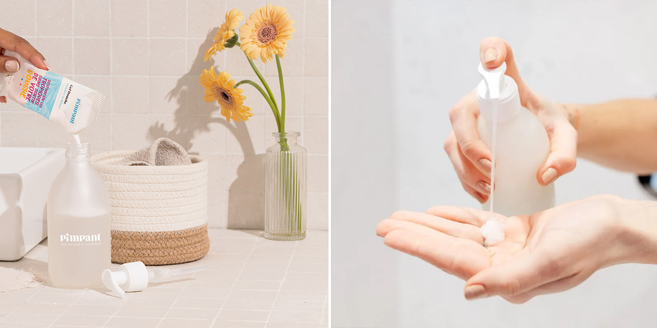 Gel Douche Poudre à Diluer - Fleur de Tiaré - Pimpant