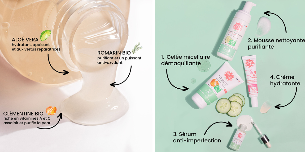 Gelée Micellaire Démaquillante - Pulpe de Vie