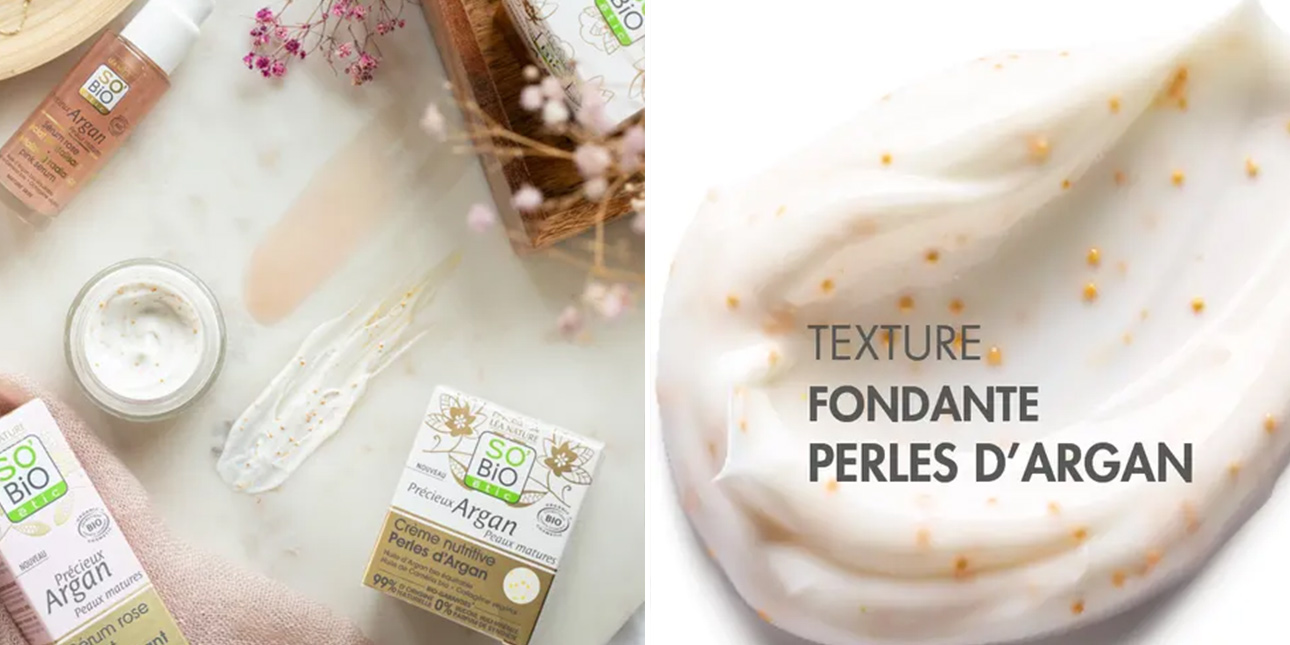 Crème Nutritive Perles d'Argan - Précieux Argan - SO BIO étic