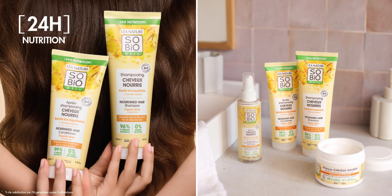 Shampoing Cheveux Nourris au Karité - SO BIO étic