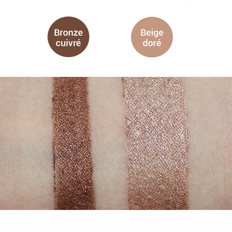 Bronze cuivré & Beige doré