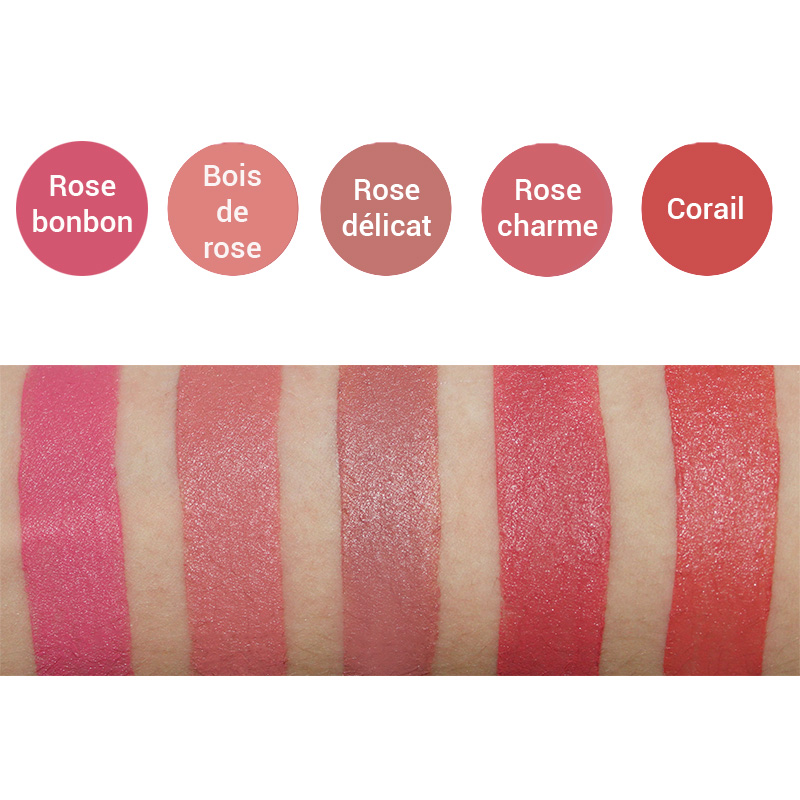 Swatches des Crayons Jumbo Bio Avril