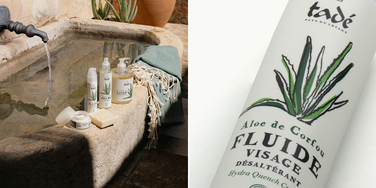 Fluide Visage Désaltérant - Aloe de Corfou - Tadé
