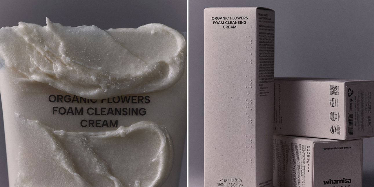 Crème Nettoyante aux Fleurs Fermentées - Whamisa