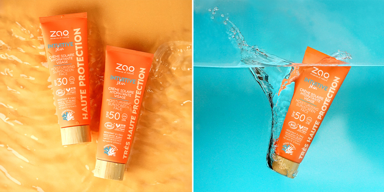 Crème Solaire Visage Hydratante Bio - Zao