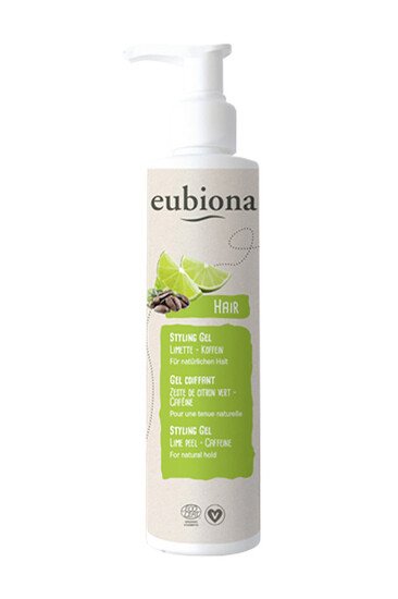 Gel Coiffant - Zeste de Citron Vert & Caféine - Eubiona