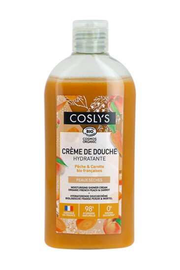 Crème de Douche Hydratante - Pêche & Carotte - Coslys