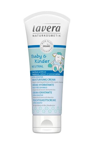 Crème Hydratante Peaux Sensibles Bébé & Enfant - Lavera