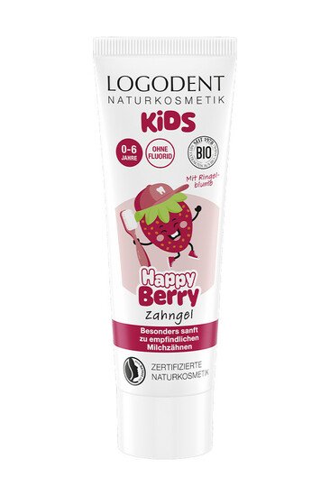 Dentifrice Enfant Fraise - Sans Fluor - Logona