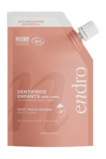 Dentifrice Enfants au Fluor - Fruits Rouges - Endro