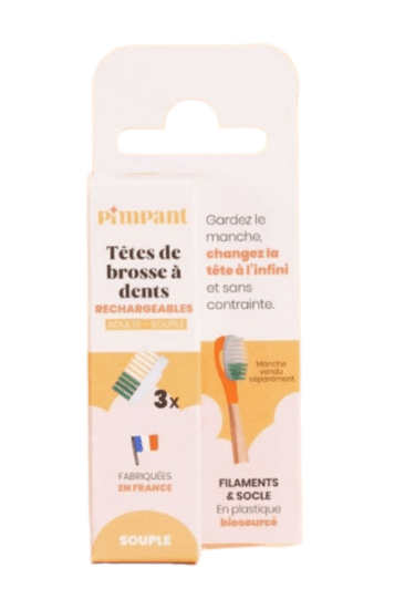 Brosse à Dents à Tête Rechargeable - Pimpant - Produit Classique