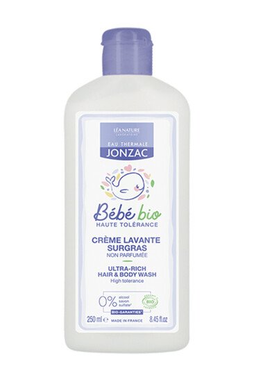 Crème Lavante Surgras Bébé Bio - Eau Thermale Jonzac