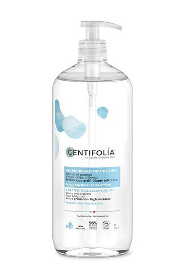 Gel Moussant Neutre - Cheveux & Corps - Centifolia
