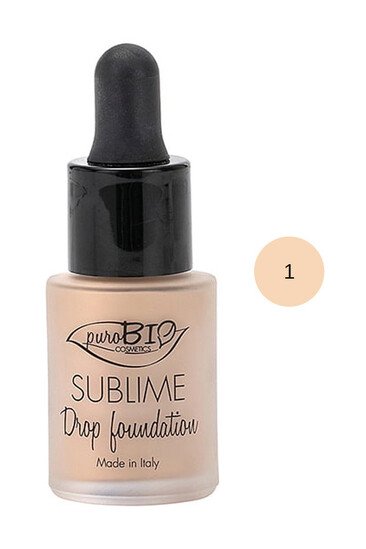 Fond de Teint "Sublime Drop" Bio & Vegan - Teinte 05Y - Purobio
