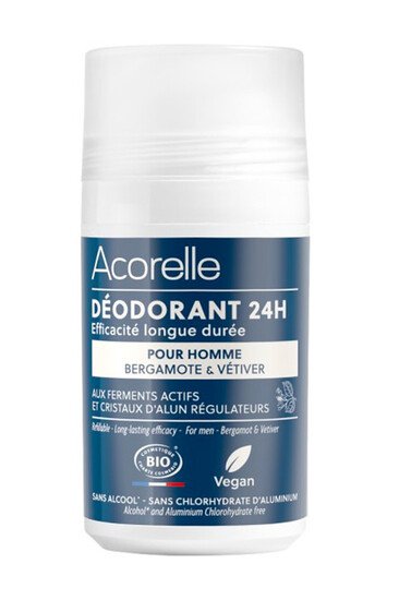 Déodorant Roll-On Homme - Efficacité 24H - Acorelle