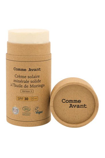 Crème Solaire Bio SPF30 - Sans Parfum - Comme Avant