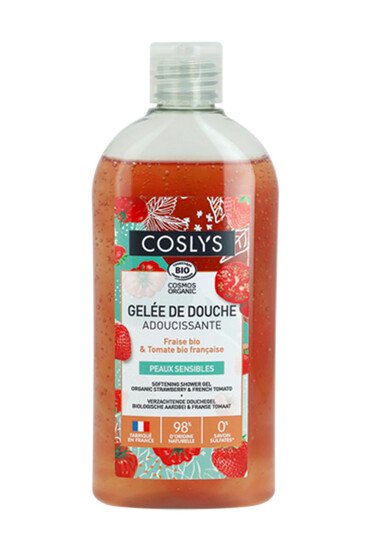 Gelée de Douche Apaisante - Fraise & Tomate - Coslys