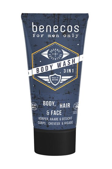 Gel Douche Homme Bio 3 en 1 - Benecos