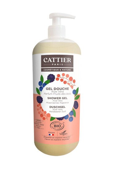 Gel Douche Sans Sulfates - Fruits des Bois - Cattier