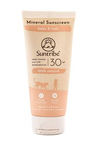Crème Solaire Minérale Bio SPF 30 Enfant & Bébé - Suntribe