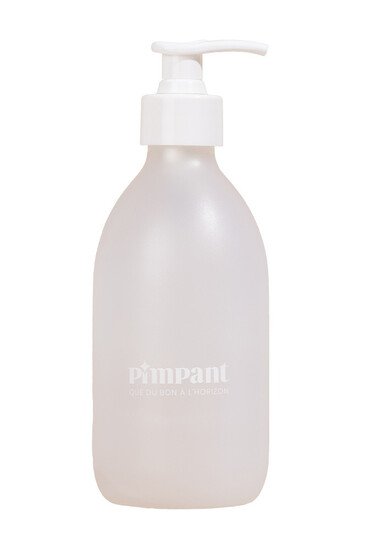 Bouteille Rechargeable - Corps, Cheveux & Mains - Pimpant blanche