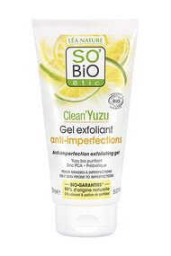 Gel Exfoliant Anti-imperfections Clean'Yuzu Bio - SO'BiO étic