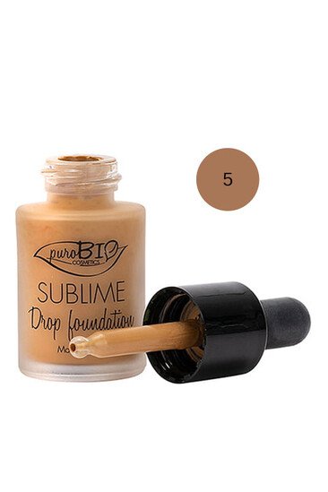 Fond de Teint "Sublime Drop" Bio & Vegan - Teinte 05Y - Purobio