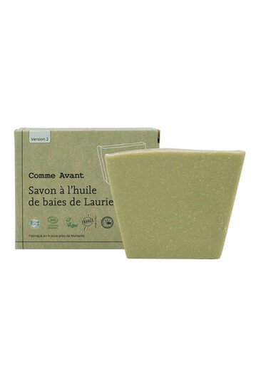 Savon à l’Huile de Baies de Laurier Bio - Peaux à Imperfections - Comme Avant - 100g