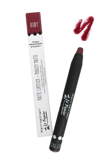 Rouge à Lèvres Zéro Déchet & Vegan - Mat - Le Papier