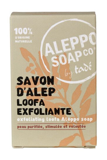 Savon d'Alep à la Poudre Loofa Exfoliante - Tadé