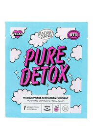 Masque Tissu au Charbon Purifiant - Pure Detox - Radish Gang